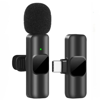 Microphone Wireless Lavalier Microphone for Live Streaming/YouTube/TikTok/Facebook Live Noise Reduction Mic For iPhone/Android